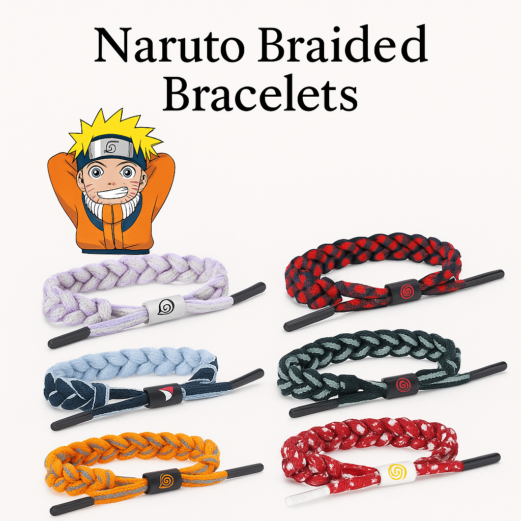 Naruto Anime Braided Bracelet – Ninja Clan Collection