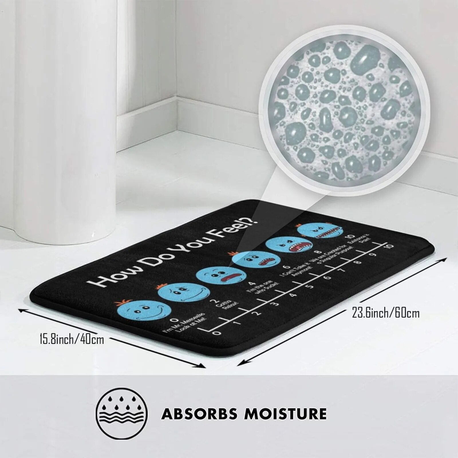 Rick and Morty - Mr. Meeseeks Bath Mat