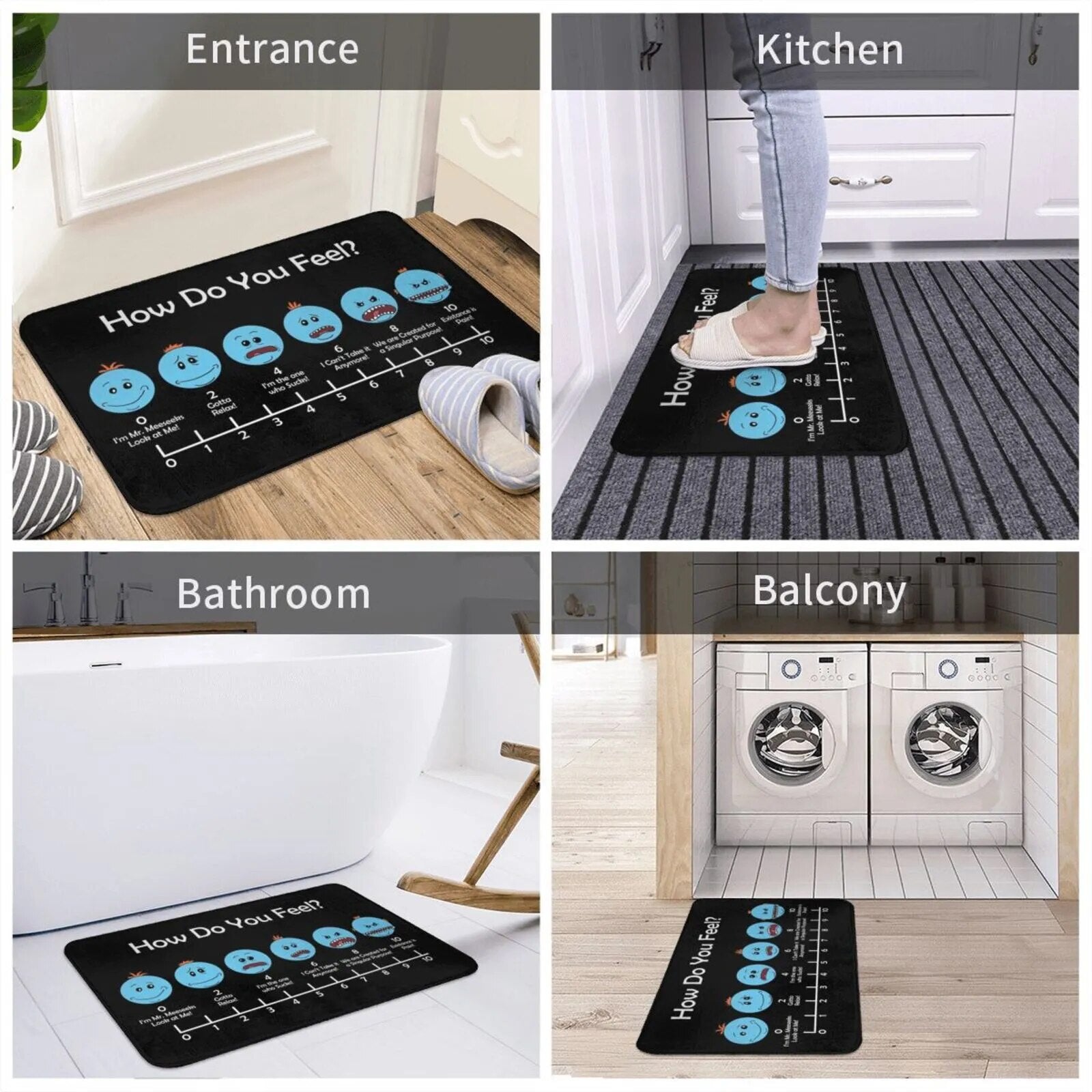 Rick and Morty - Mr. Meeseeks Bath Mat