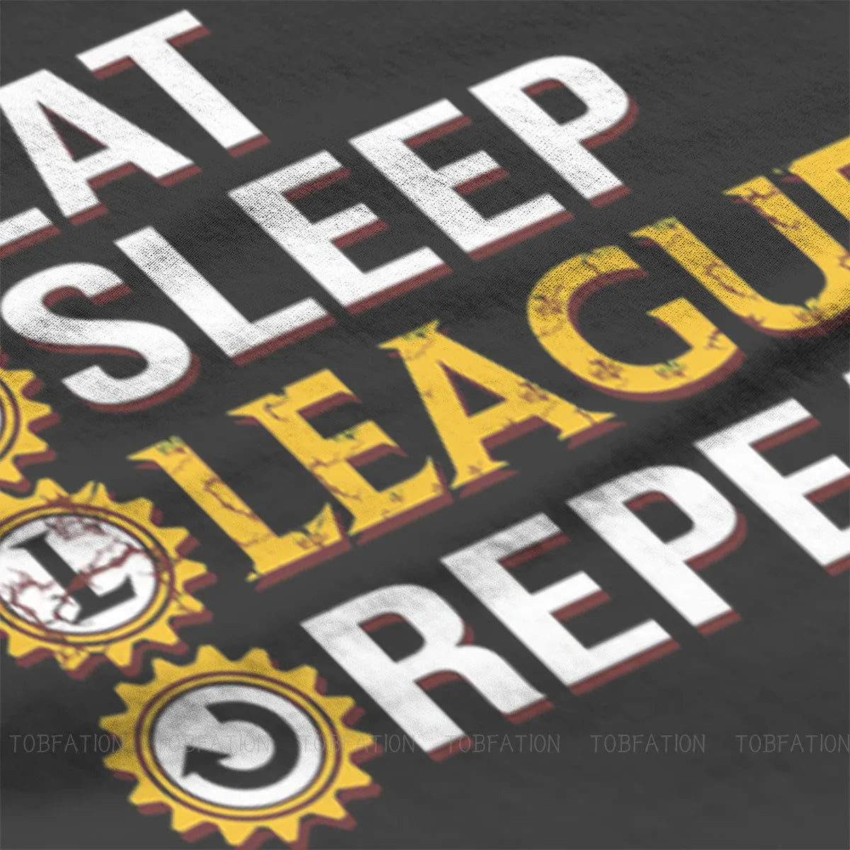 League Of Legends - T-Shirt Eat Sleep League Repeat