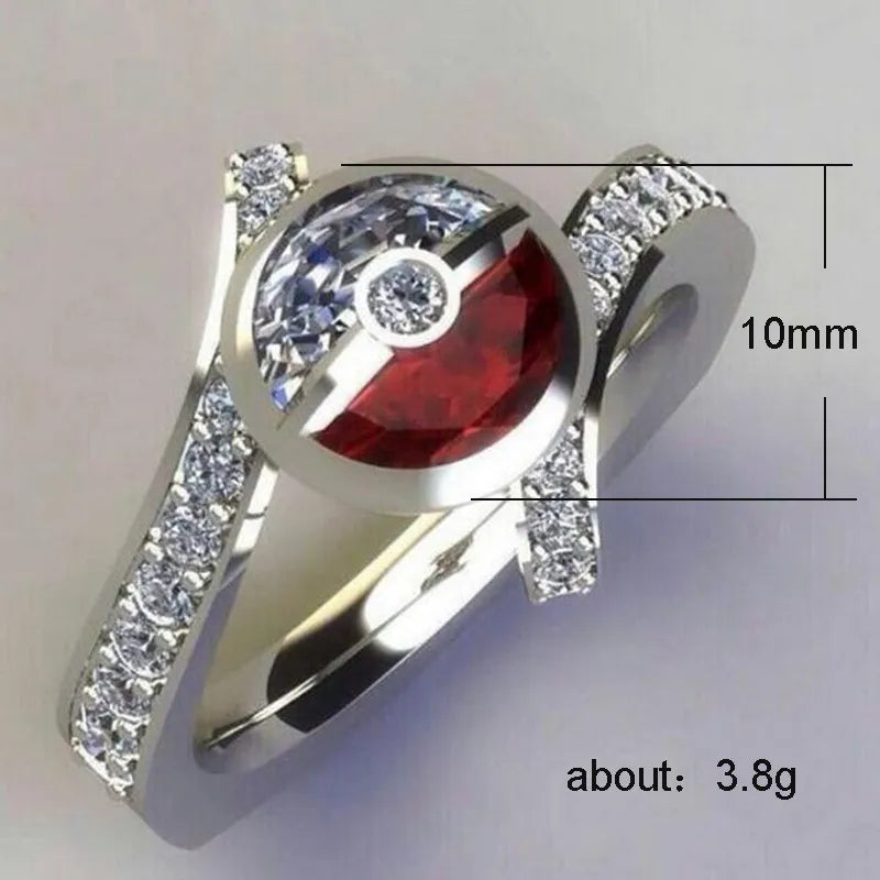 Pokemon - Poke ball Ring