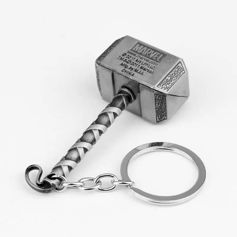 Thor’s Hammer Keychain Collection – Mjolnir Miniature Metal Keyring
