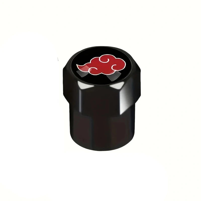 Akatsuki Tire Valve Stem Caps – Naruto Car Accessory