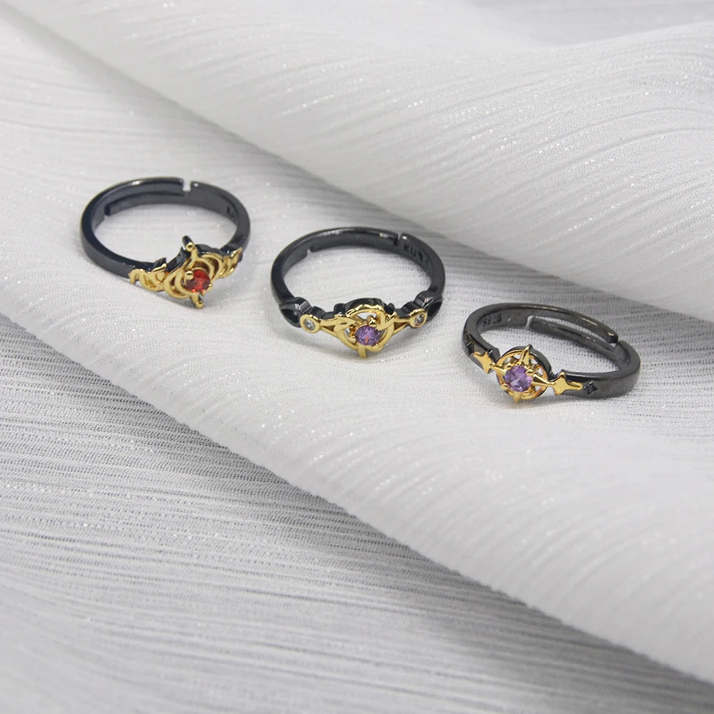 Genshin Impact Character Rings – Anime Jewelry Collection
