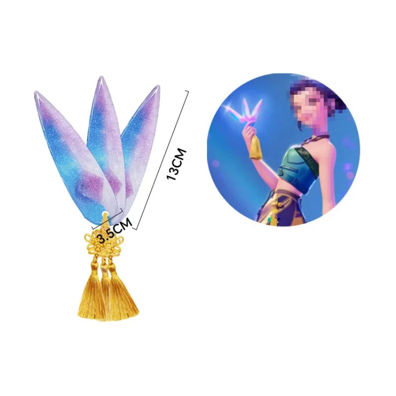 K-Pop Demon Hunters Light Feather Prop Ornament (13cm)