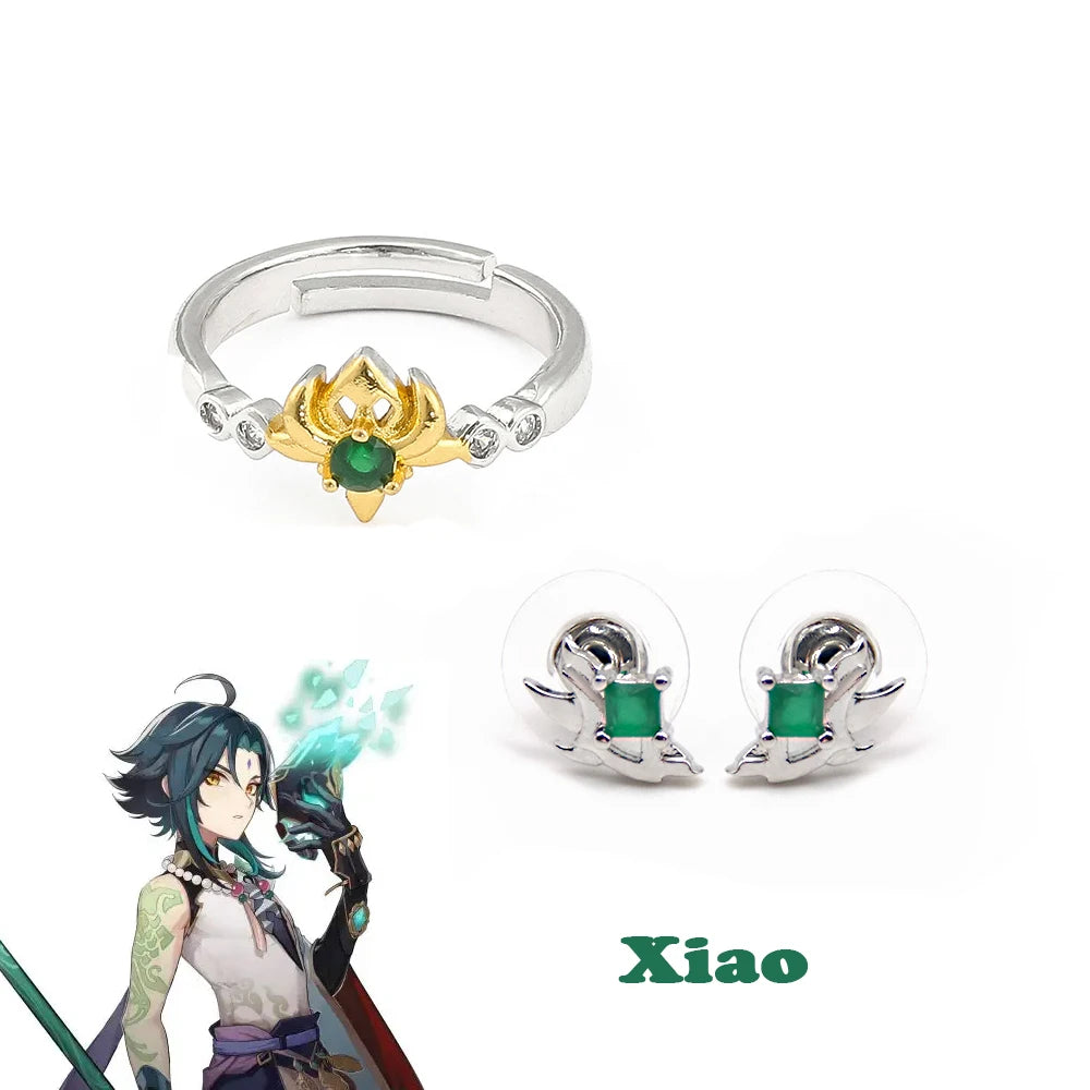 Genshin Impact Character Rings – Anime Jewelry Collection