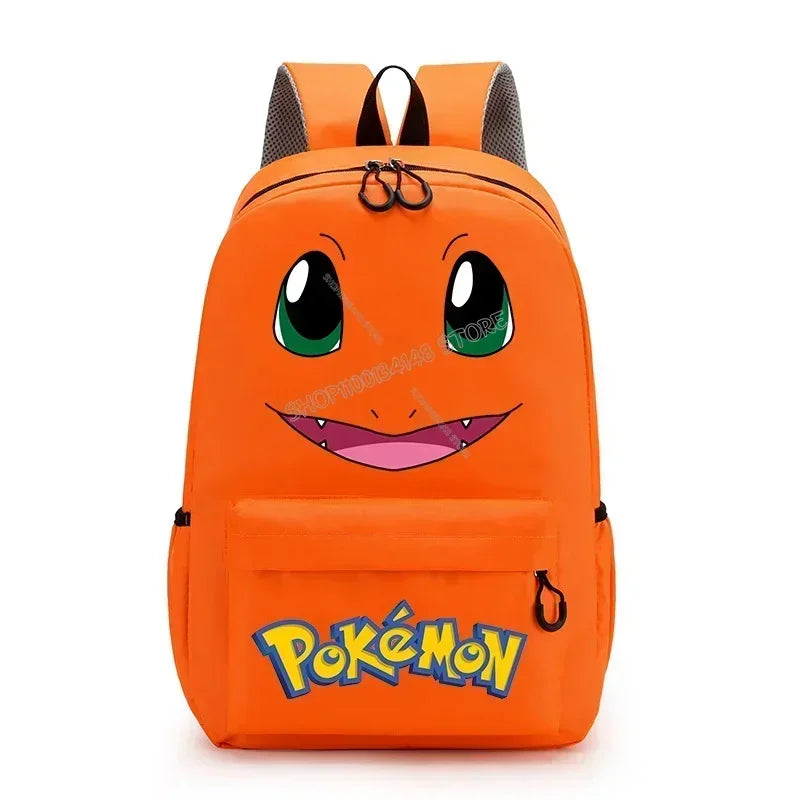Pokémon Character Backpack – Pikachu, Charizard, Charmander, Bulbasaur, Squirtle & Jigglypuff Designs