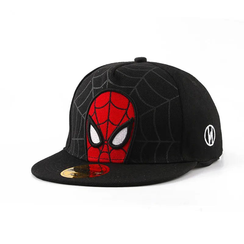 Spider-Hero Kids Snapback Cap – Adjustable Cartoon Hat