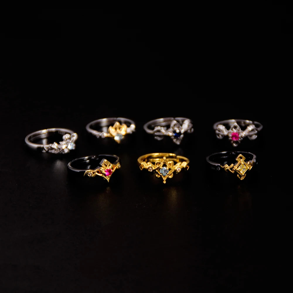 Genshin Impact Character Rings – Anime Jewelry Collection