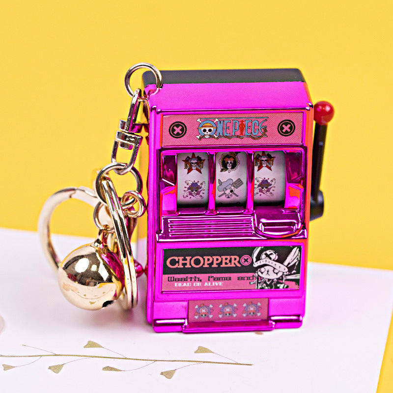 One Piece Mini Slot Machine Keychain