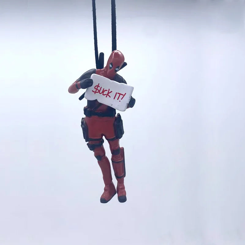 Deadpool Car Hanging Ornament Collection – Funny Dashboard Decorations (8 Variants)