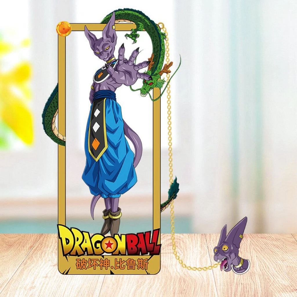 Dragon Ball Z 3D Metal Bookmarks – Anime Character Collection