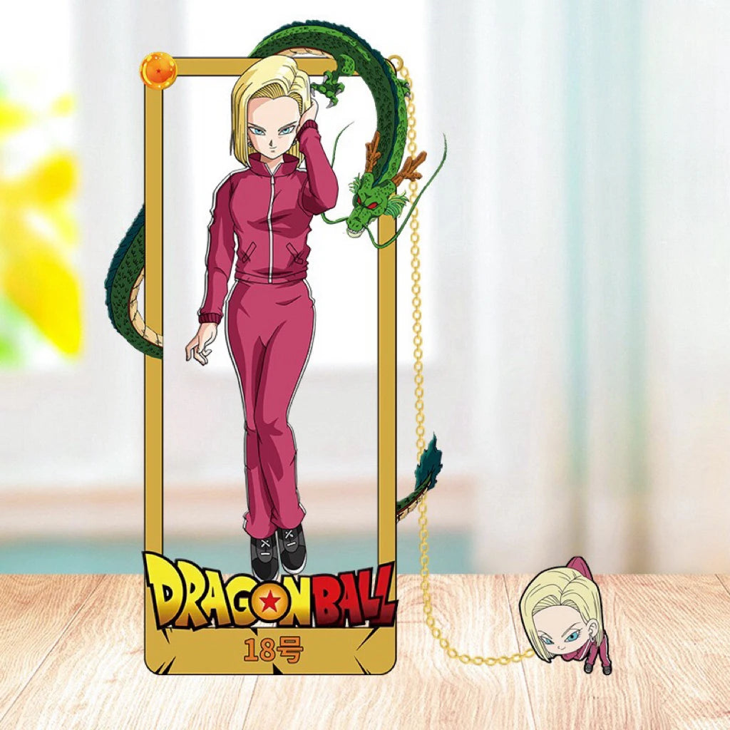 Dragon Ball Z 3D Metal Bookmarks – Anime Character Collection