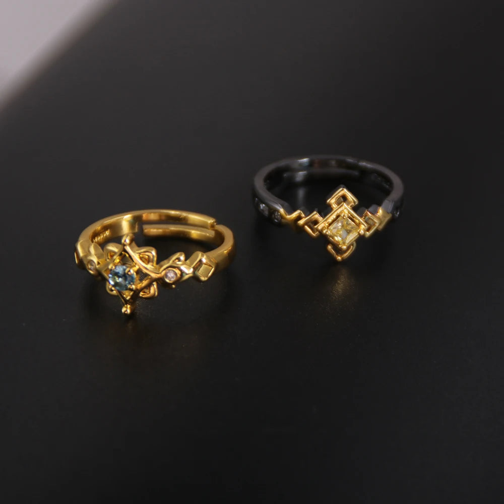 Genshin Impact Character Rings – Anime Jewelry Collection