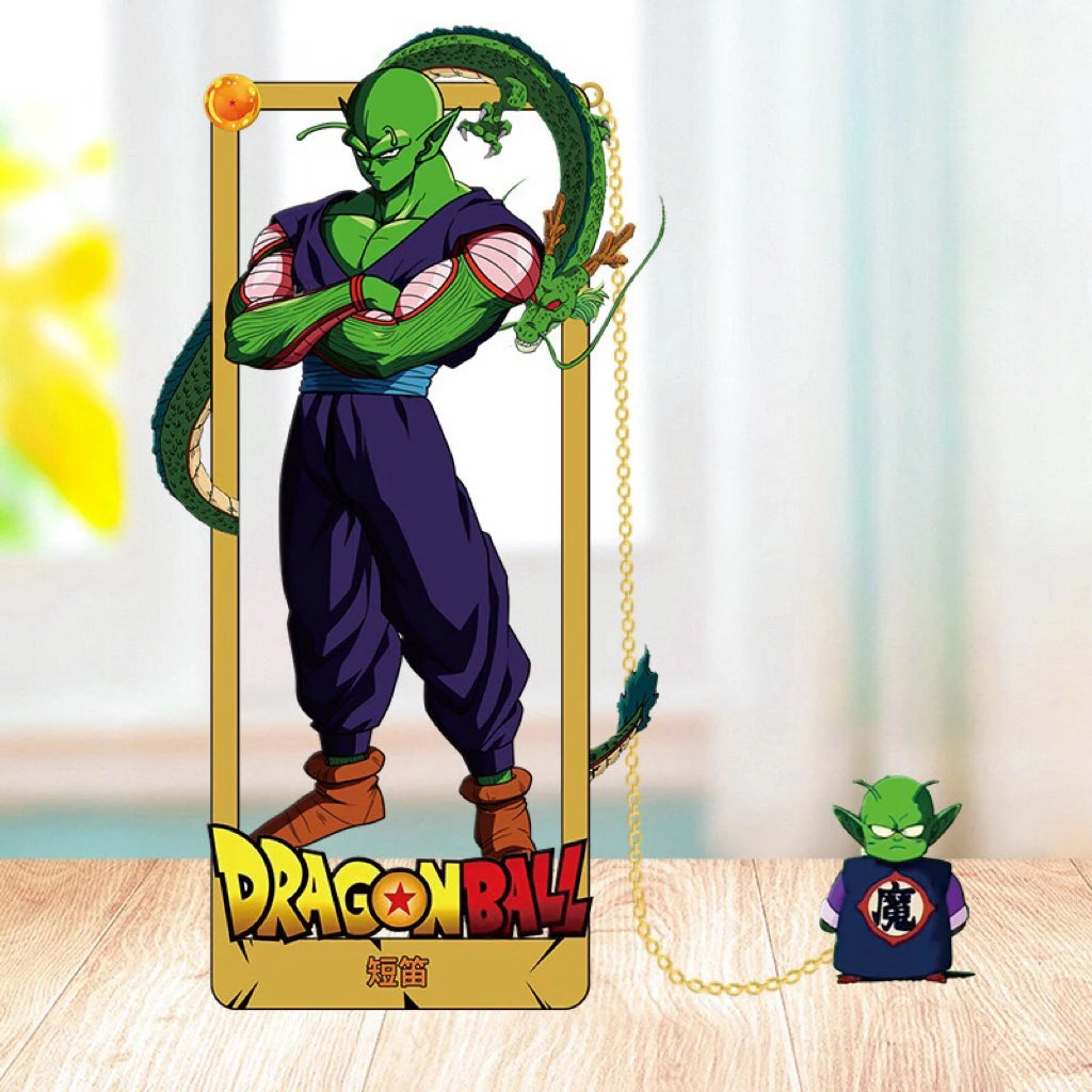 Dragon Ball Z 3D Metal Bookmarks – Anime Character Collection