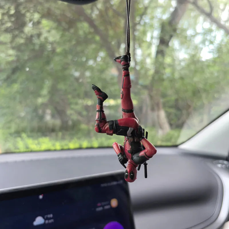 Deadpool Car Hanging Ornament Collection – Funny Dashboard Decorations (8 Variants)
