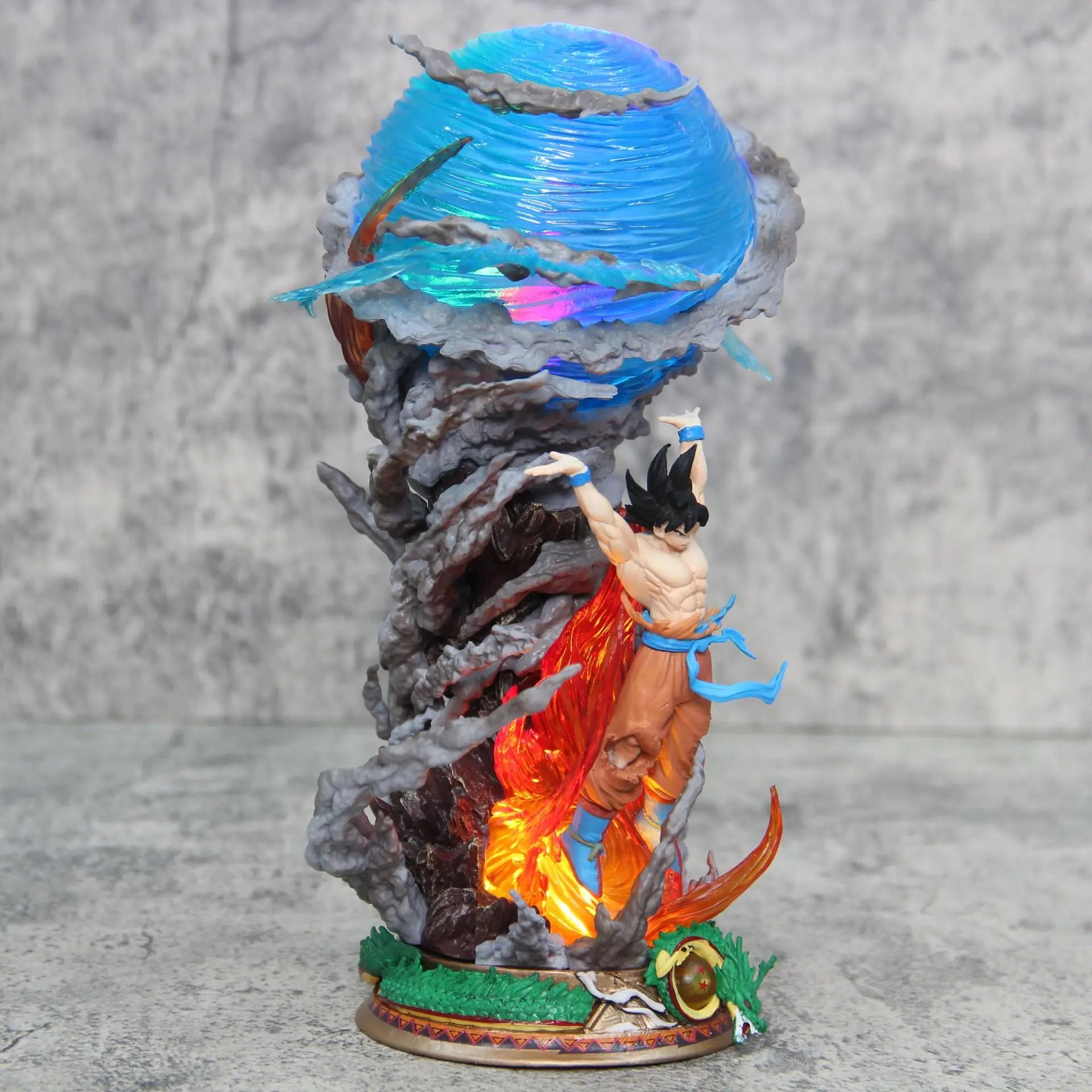 Dragon Ball Z Goku Spirit Bomb LED Statue – 23cm