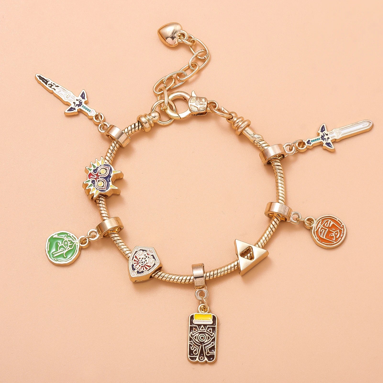Zelda Tears of the Kingdom Charm Bracelet – 17cm