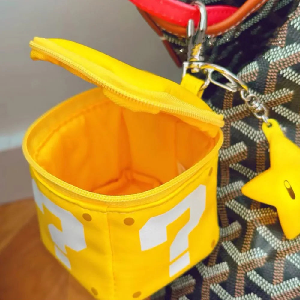 Super Mario Question Block Mini Pouch Bag