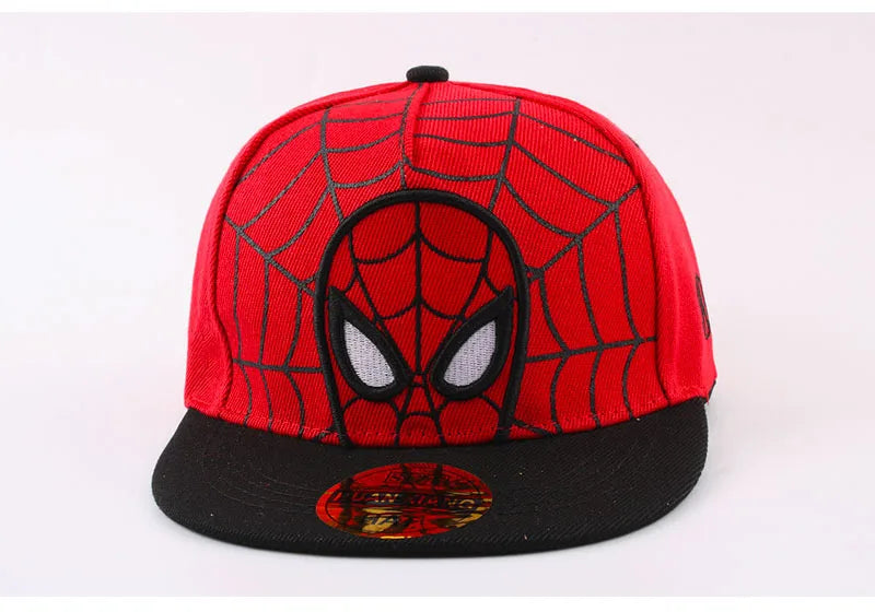 Spider-Hero Kids Snapback Cap – Adjustable Cartoon Hat