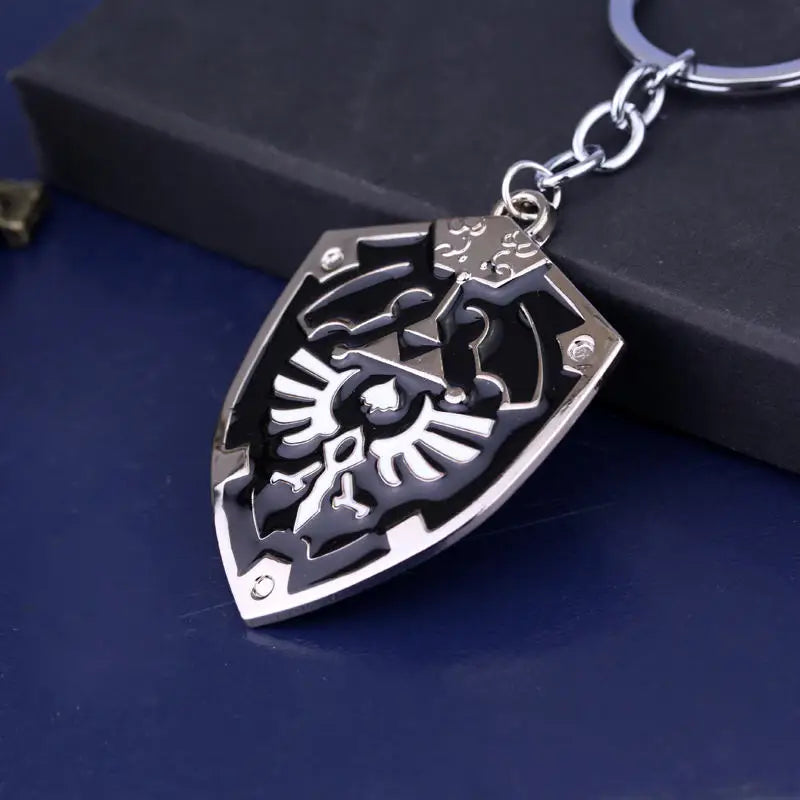 Legend of Zelda - Hylian Shield Metal Keychain