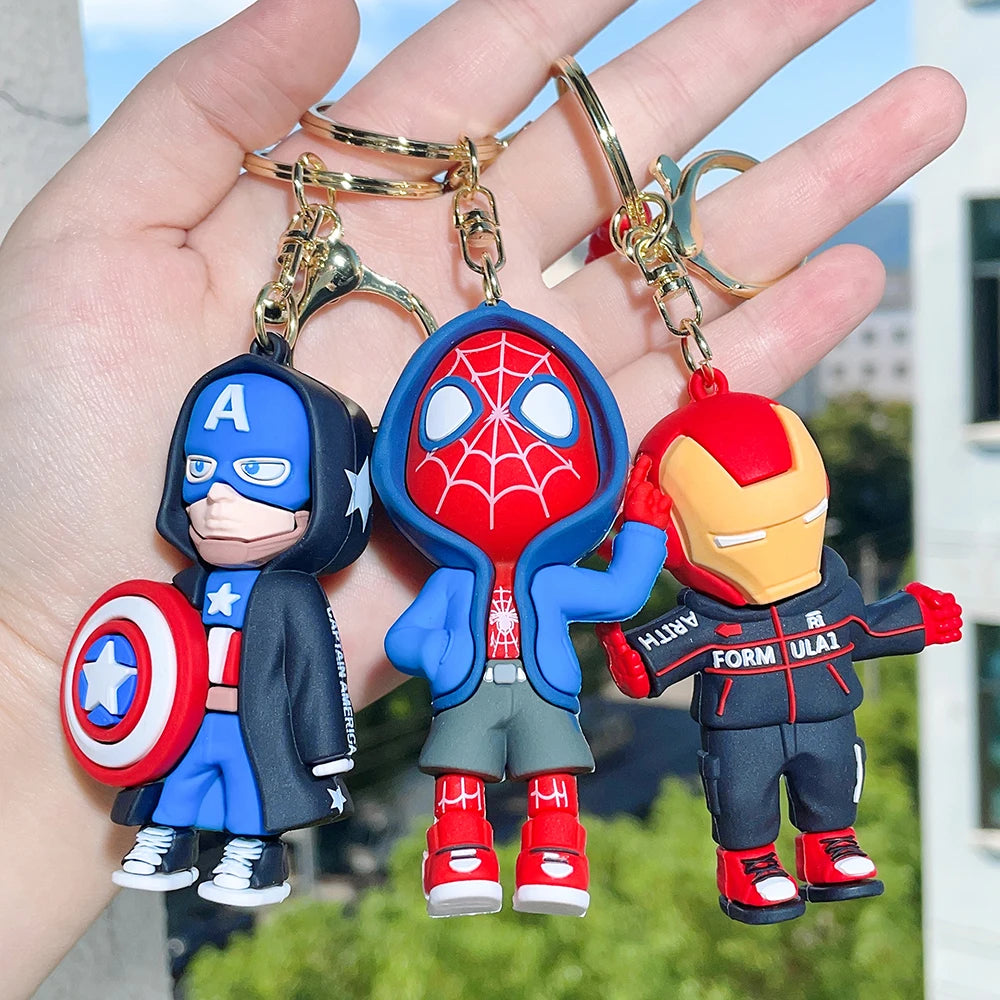 Marvel Superhero Keychain Collection – Avengers Series (7cm)