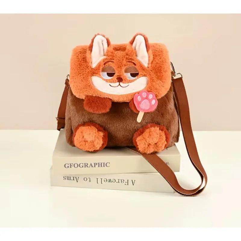 Zootopia Plush Backpack / Crossbody Bag