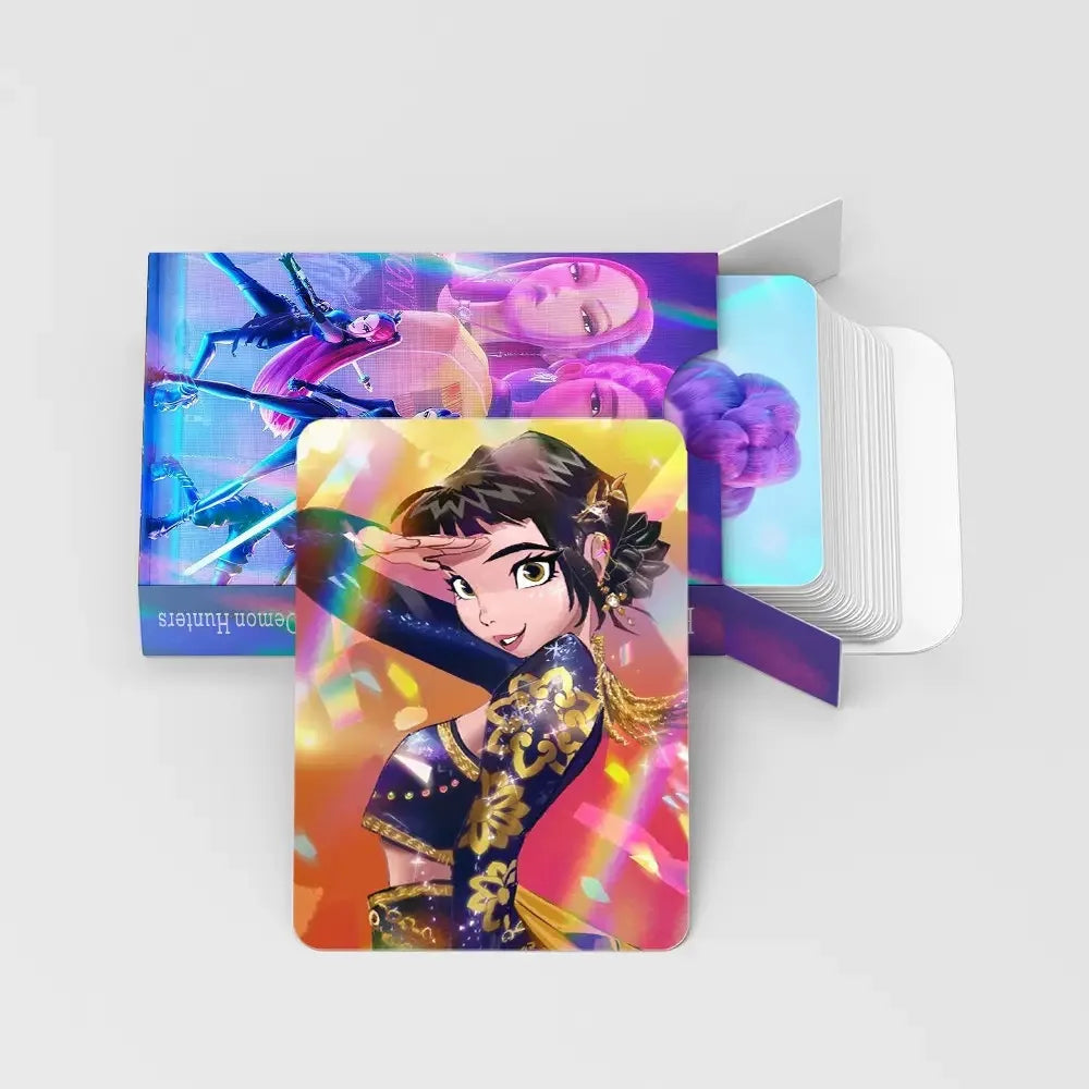 K-POP Demon Hunters Lomo Card Set – 30 Holographic Cards