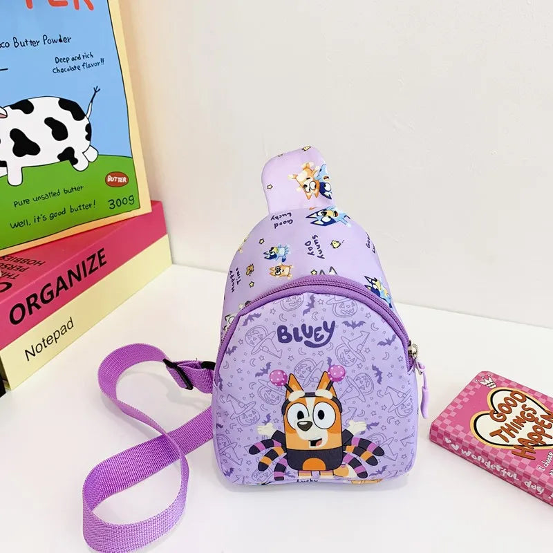 Bluey Kids Mini Crossbody Bag – Lightweight Cartoon Shoulder Bag