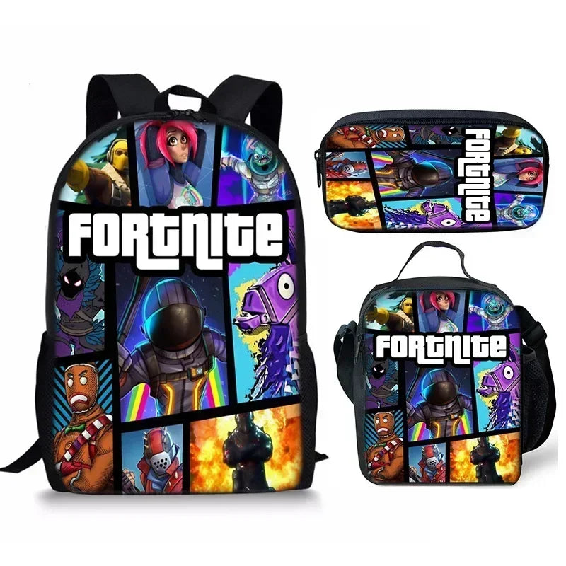 Fortnite 3-Piece Backpack Set – Multiple Styles