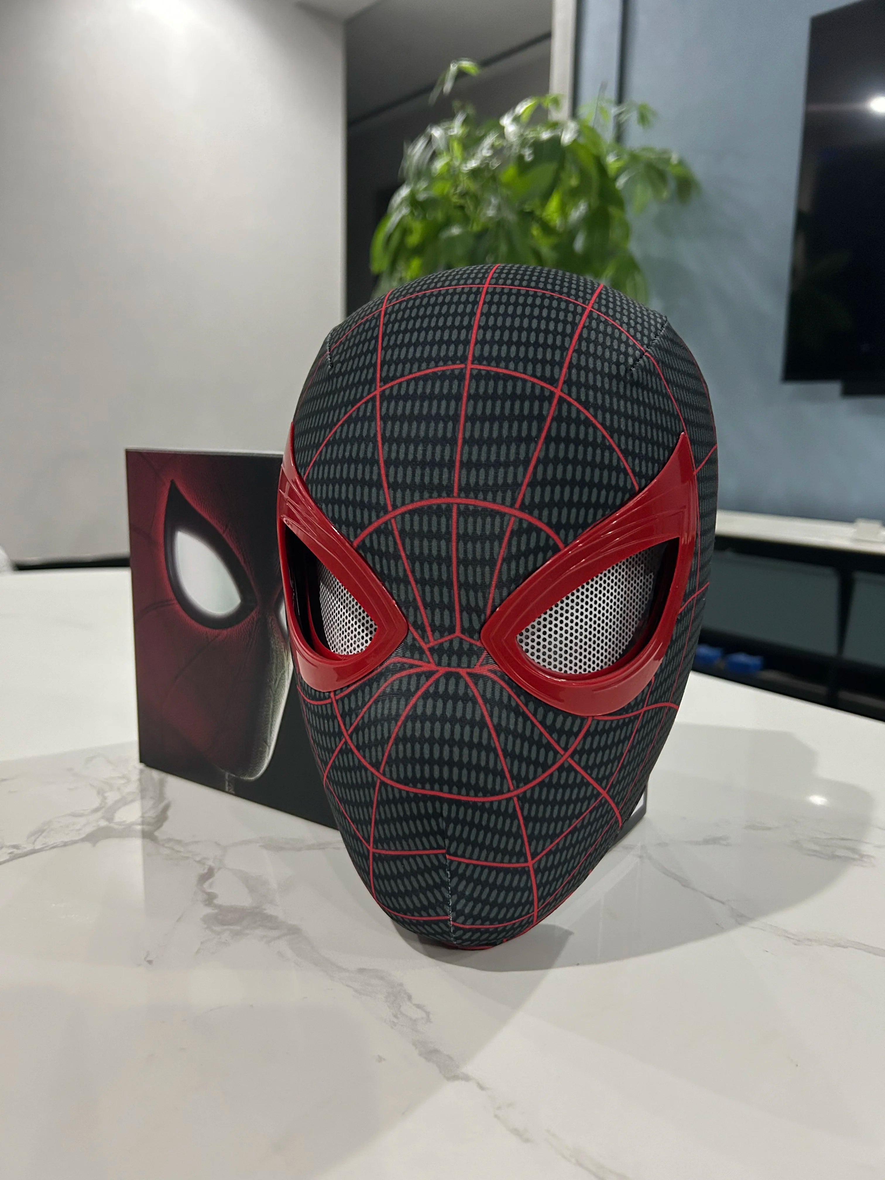 Miles Morales Spider-Verse Blinking Eye Mask