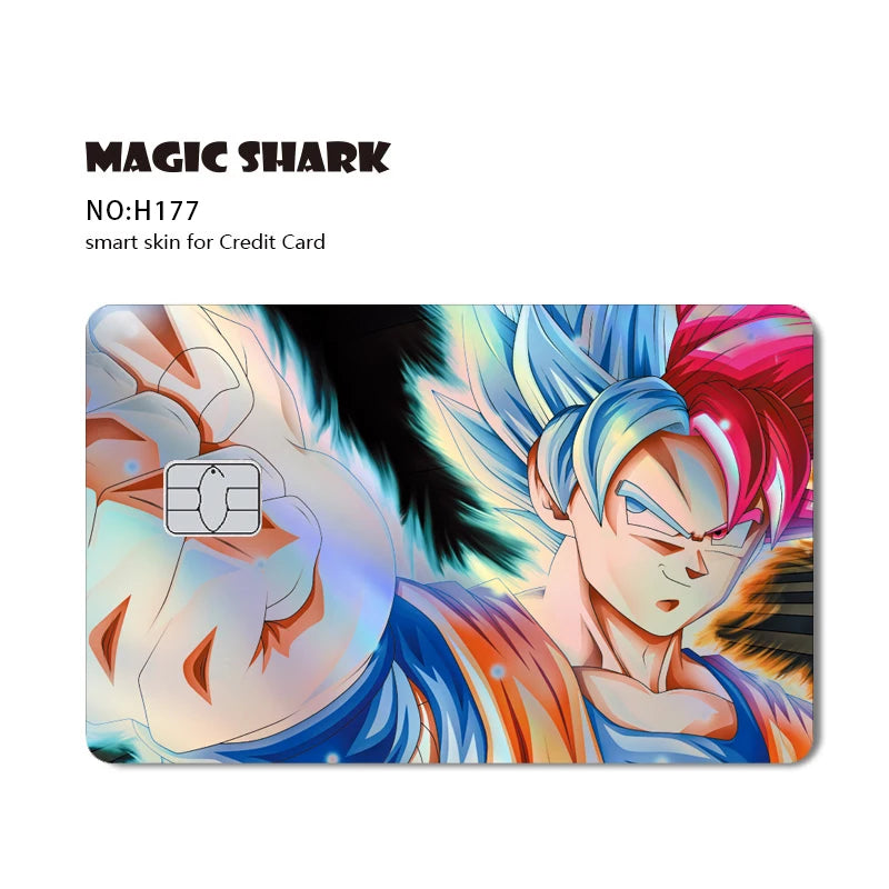 Dragon Ball Z EMV Card Stickers – Anime Card Skins for All Chip Sizes