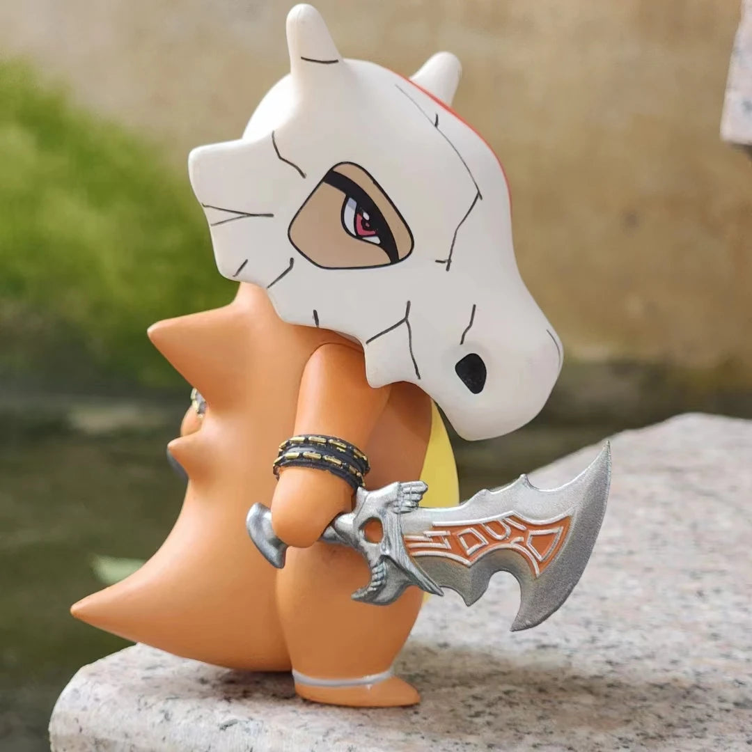 Pokemon - Cubone as God of War Kratos