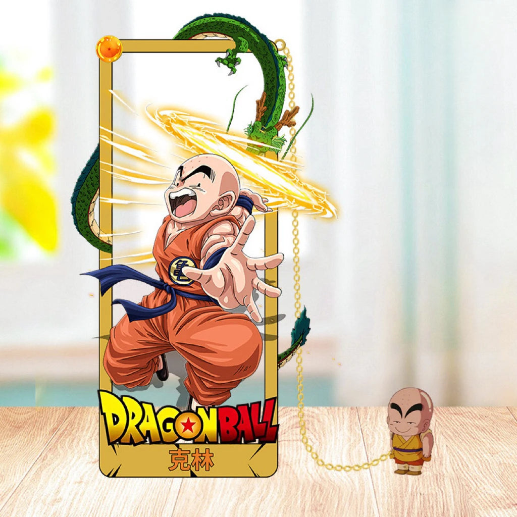 Dragon Ball Z 3D Metal Bookmarks – Anime Character Collection