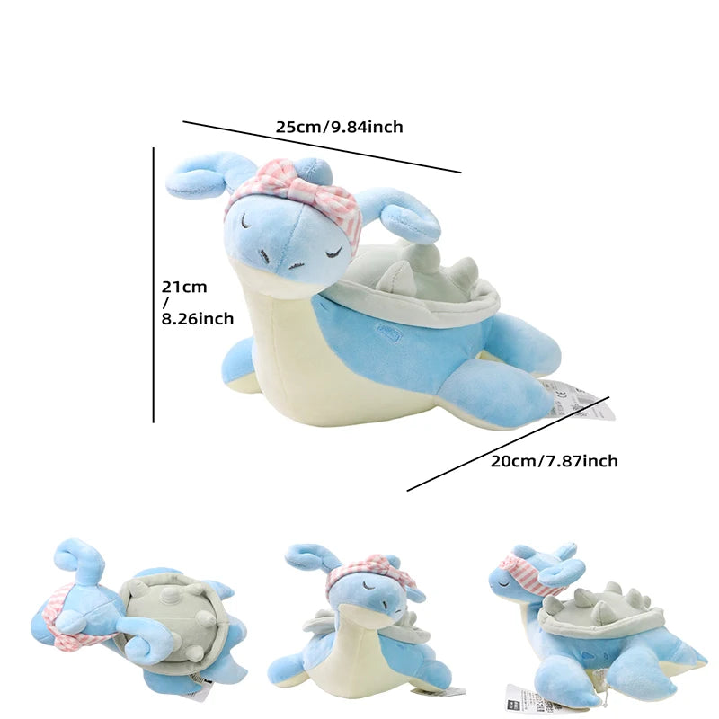 Pikachu Riding Lapras Plush – 30cm Pokémon Stuffed Toy