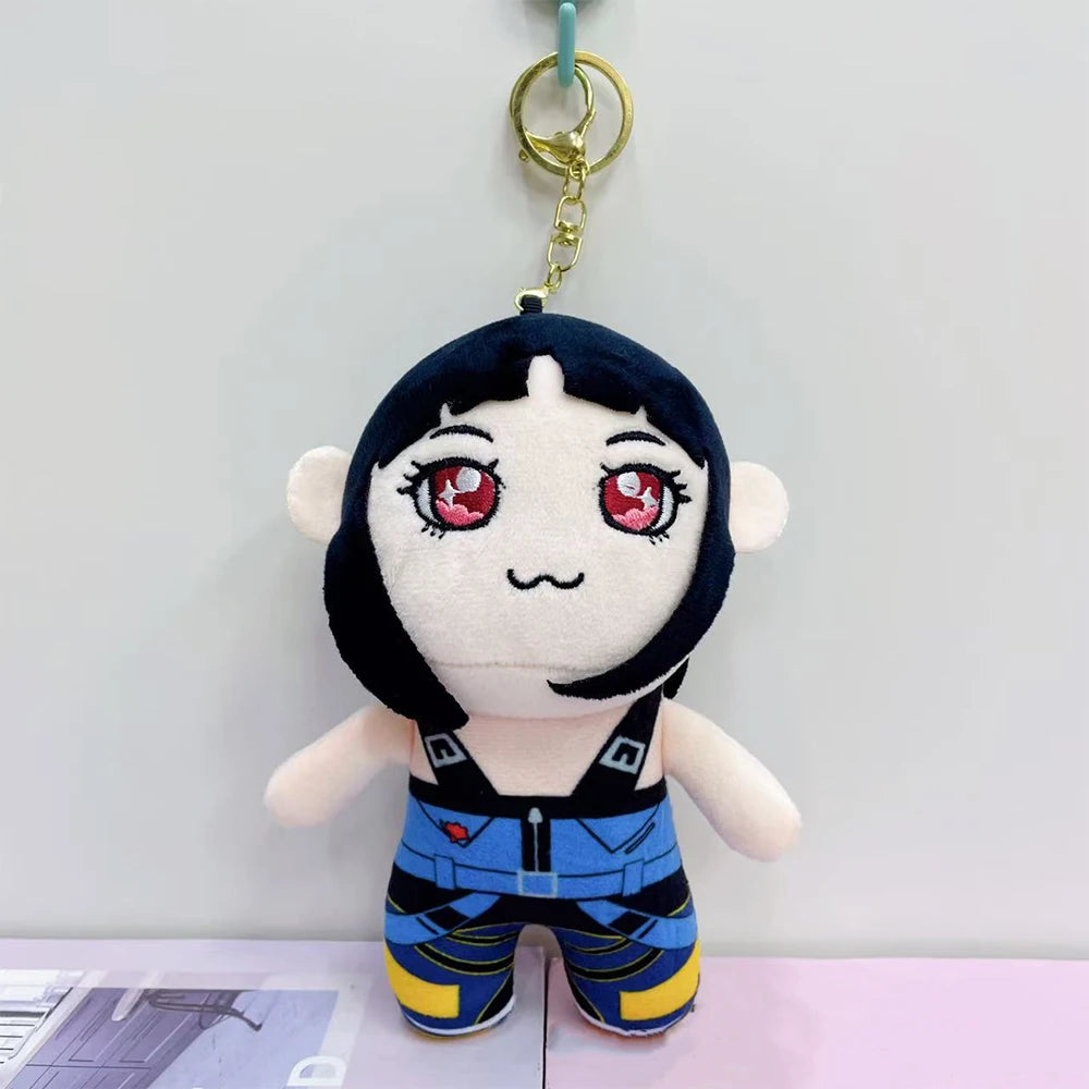 K-POP Demon Hunters Plush Keychain Set – 10–15cm Mini Plush Figures