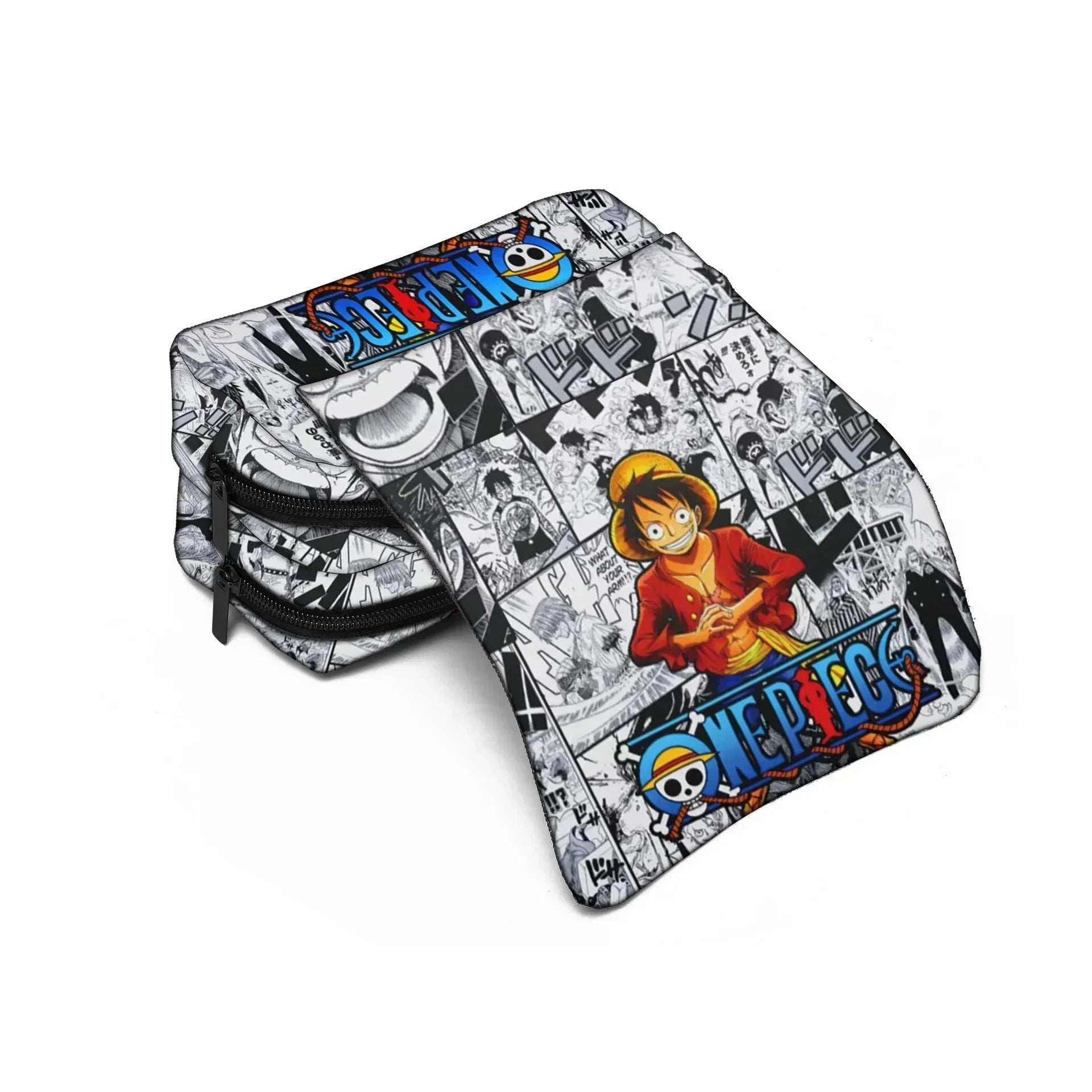 One Piece Zipper Pencil Case – Anime Stationery Bag