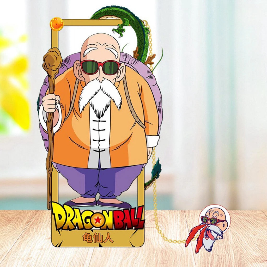 Dragon Ball Z 3D Metal Bookmarks – Anime Character Collection