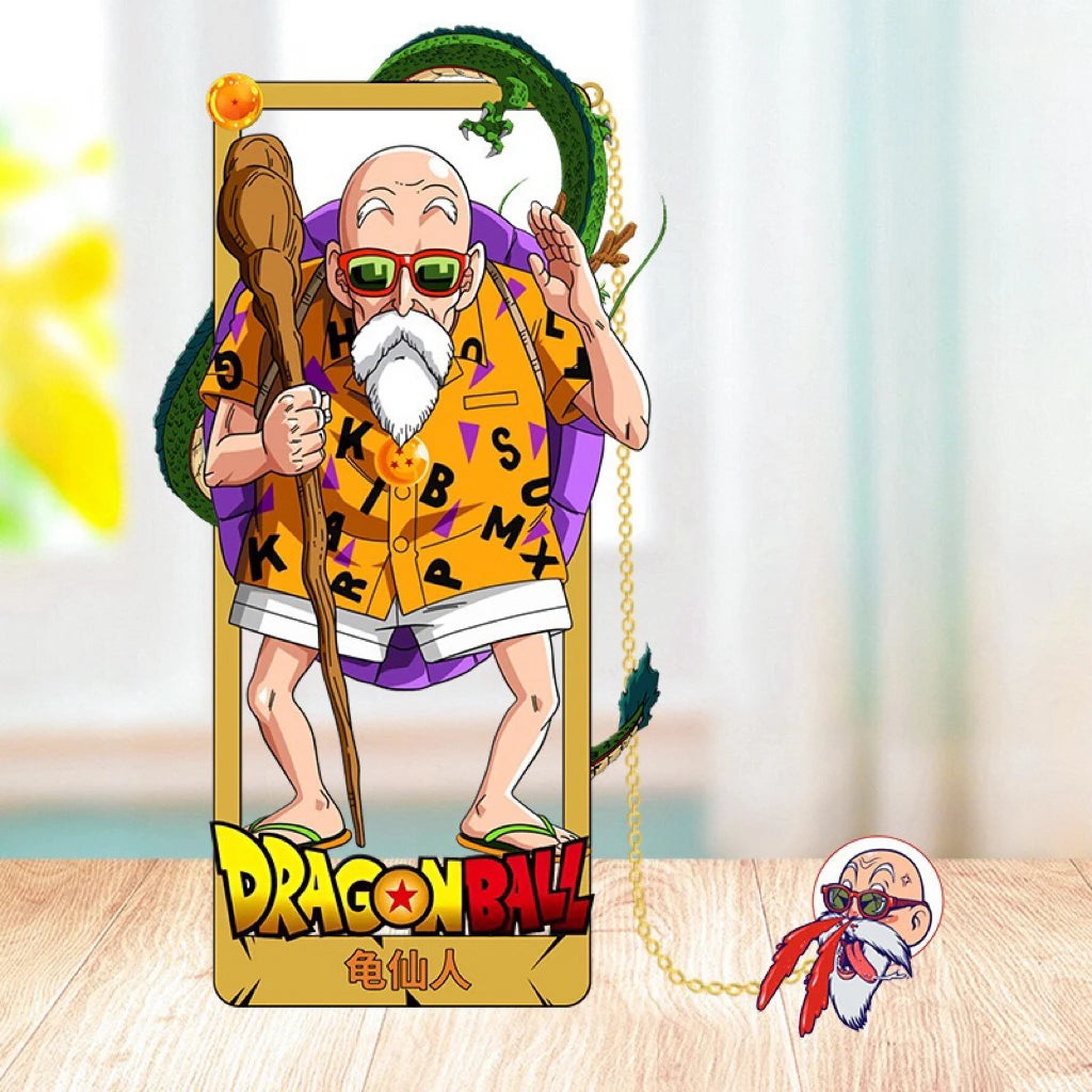 Dragon Ball Z 3D Metal Bookmarks – Anime Character Collection