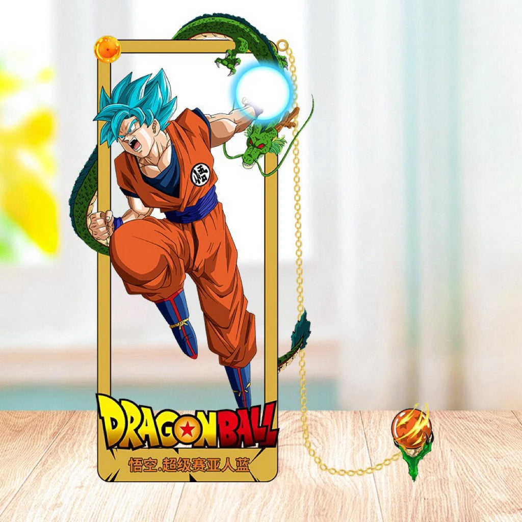 Dragon Ball Z 3D Metal Bookmarks – Anime Character Collection