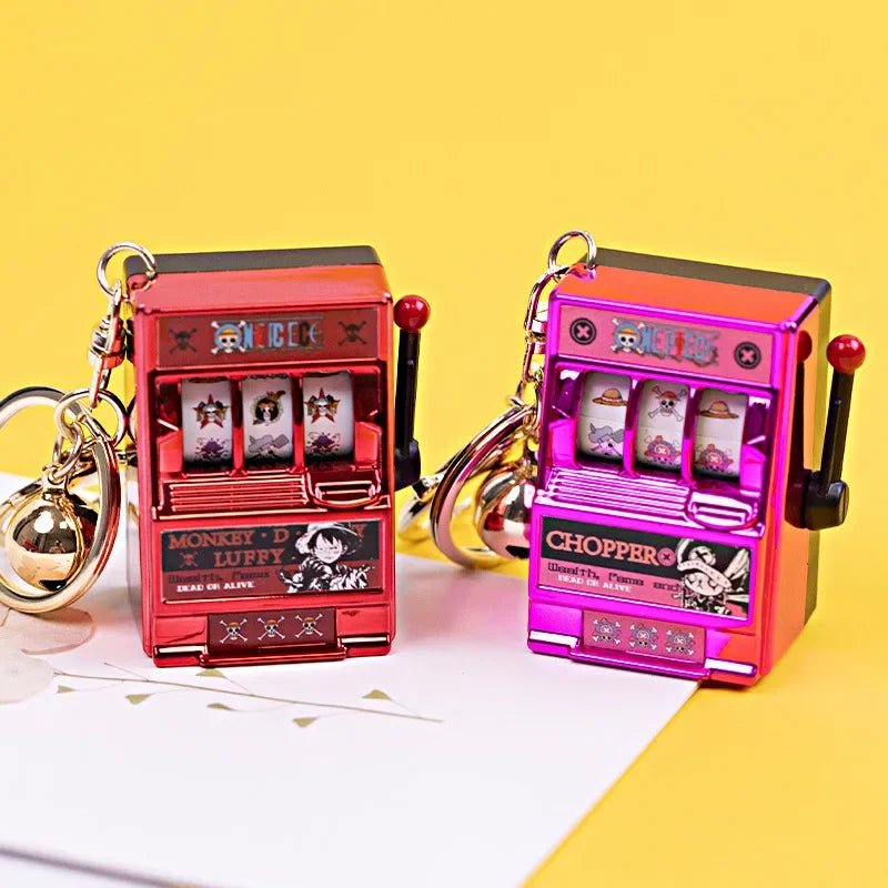 One Piece Mini Slot Machine Keychain