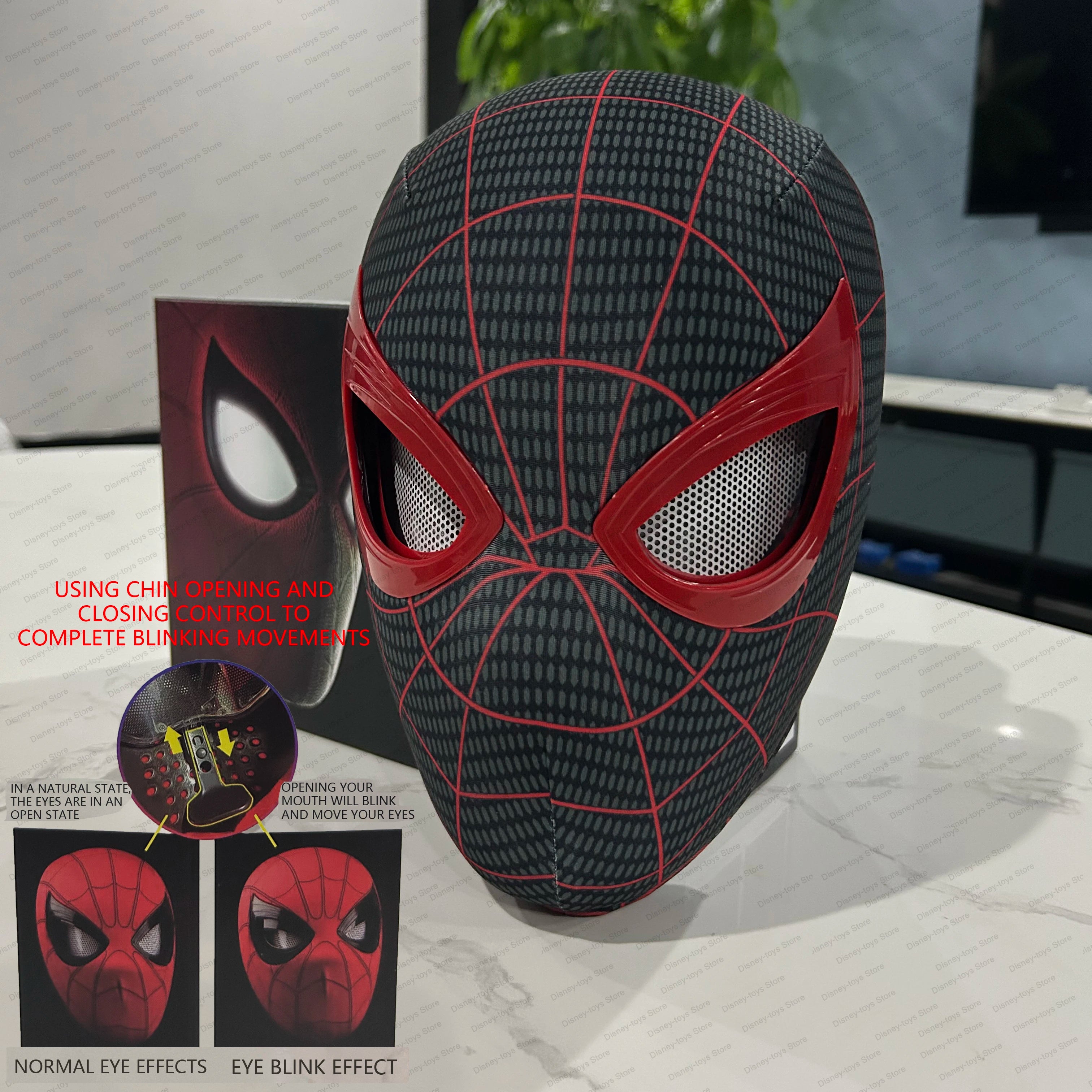 Miles Morales Spider-Verse Blinking Eye Mask