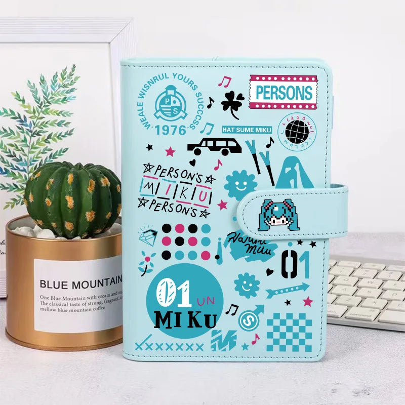 Hatsune Miku Notebook – Soft Leather-Style Student Diary (2 Designs)