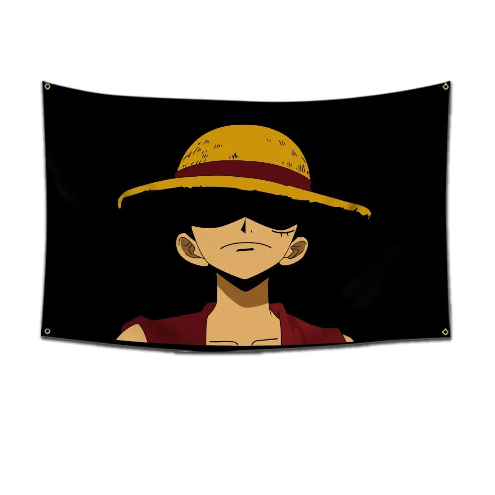 One Piece Pirate Flag Tapestry – 60x90cm Anime Wall Banner (Multiple Variants)