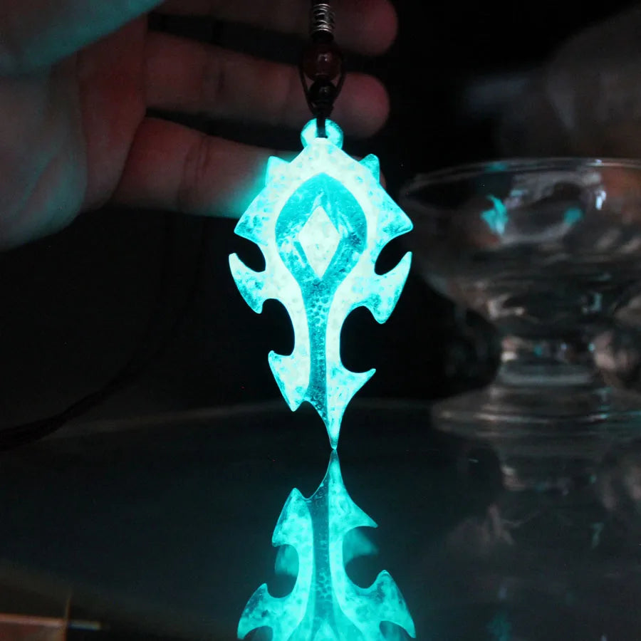 World of Warcraft - Glow in the dark Alliance Horde Necklace