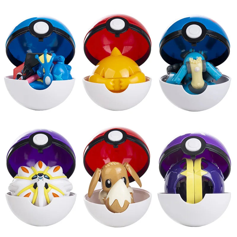 Pokémon Retractable Ball Figure – Assorted Characters