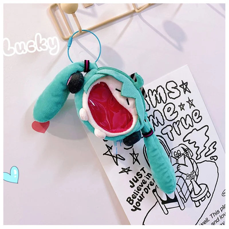 Hatsune Miku Plush Crossbody Bag – Cute Anime Shoulder Purse