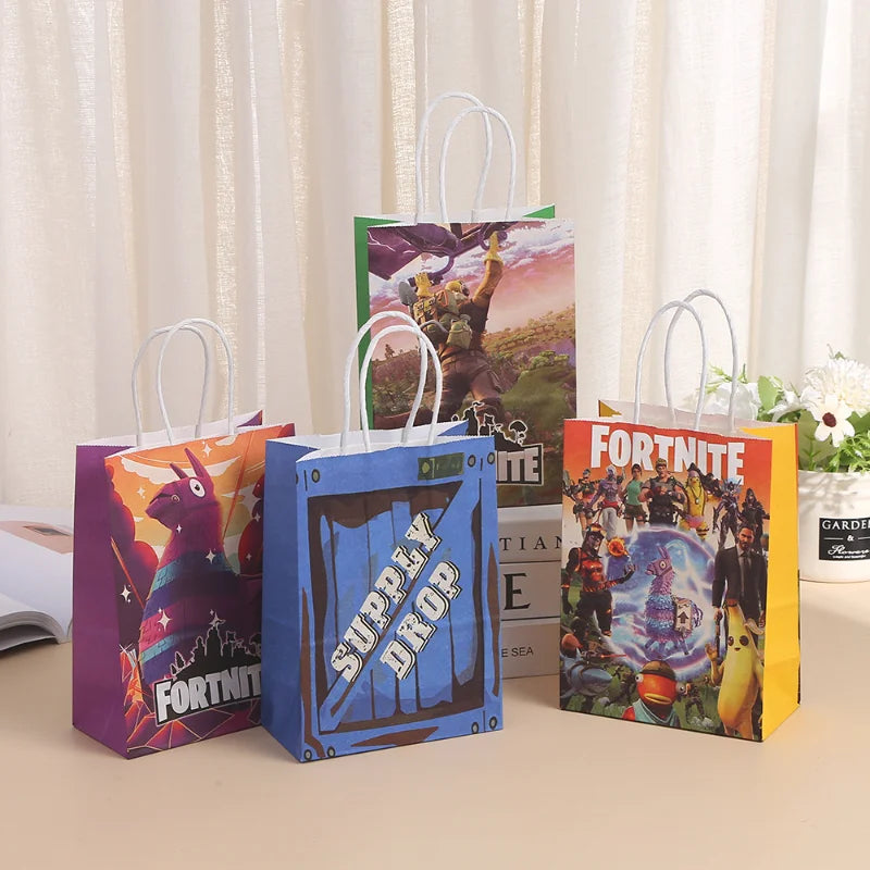Fortnite Party Favour Gift Bags – 12 Pack Birthday Candy Bags