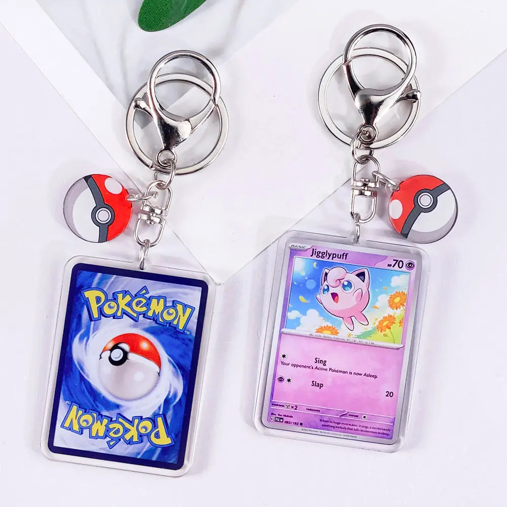Mini Pokémon Card Keychain