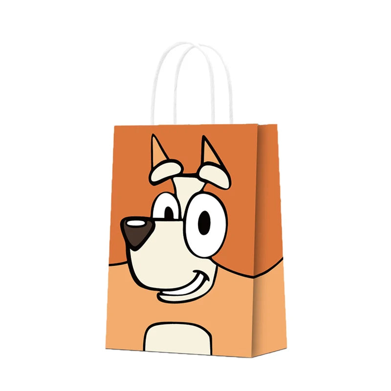 Bluey & Bingo Party Gift Bags – 4, 8, or 12 PCS Kids Loot Bags